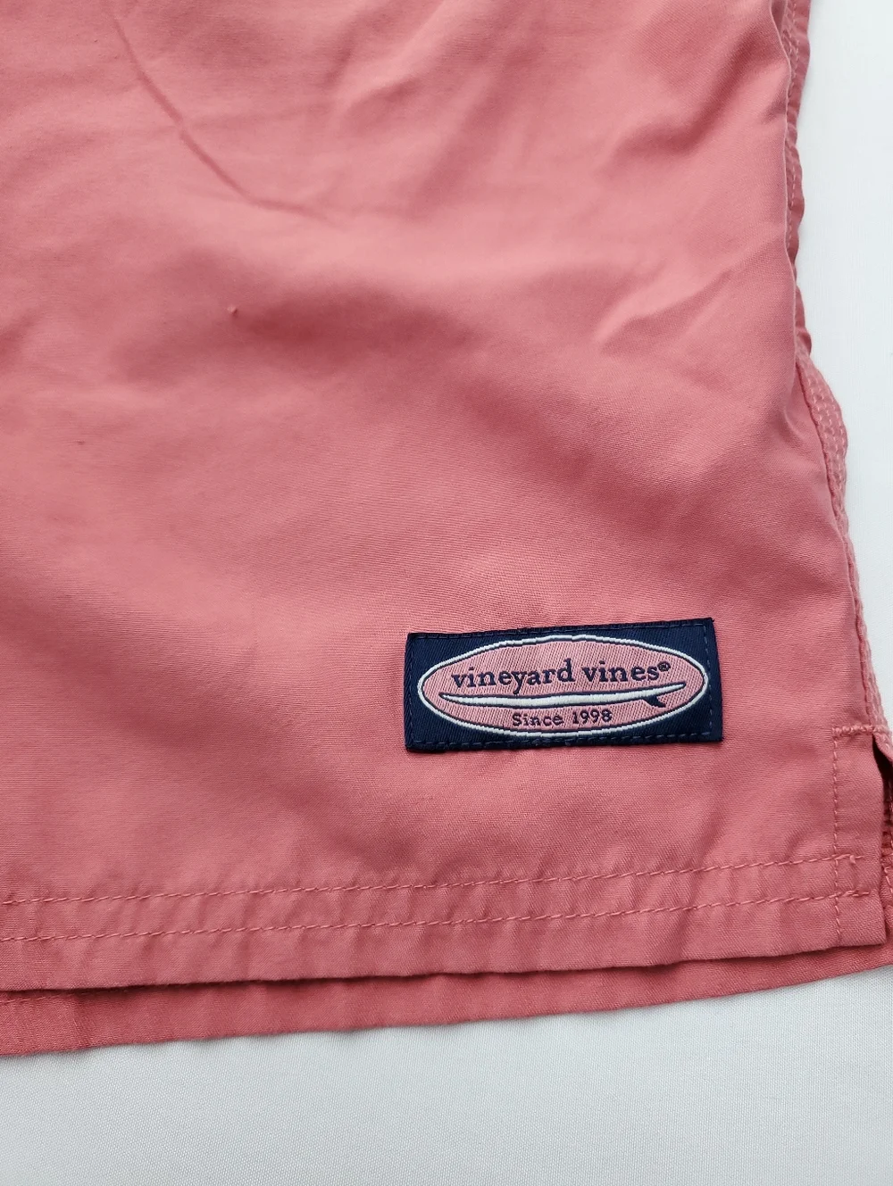 Vineyard Vines Mens Coral Swim Trunks Vacation Summer Shorts Size XXL Drawstring